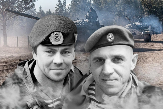 Евгений Хребтов (слева) погиб в январе 2025-го, Петр Коваленко (справа) — в 2024-м | Источник: Дмитрий Гладышев / 72.RU