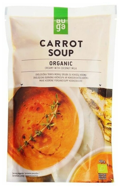 Auga Суп Морковный Organic, 400 г