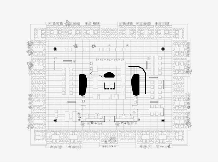План здания. Проект Khoan + Partners.