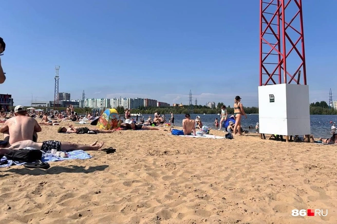 Спасатели дежурят на водохранилищах Сургута | Источник: Анастасия Шевякова / 86.RU