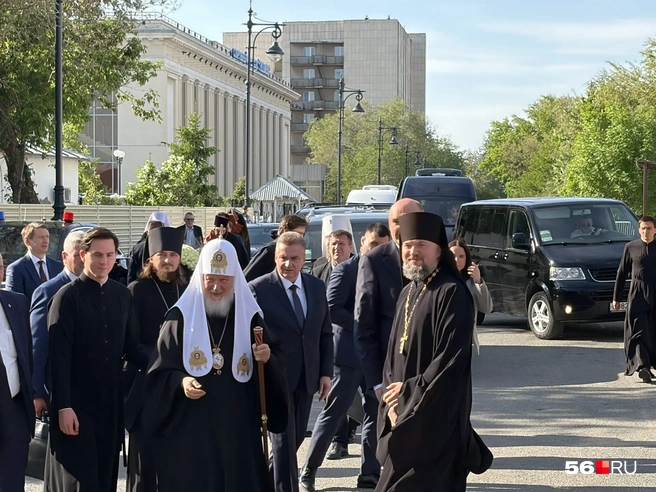 Патриарх Кирилл рад был пообщаться с оренбуржцами | Источник: Николай Сальников / 56.RU