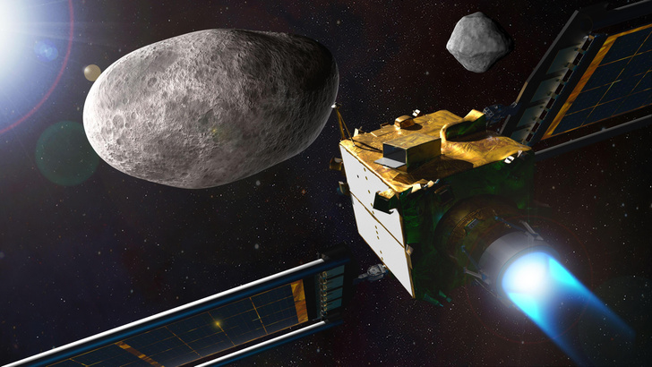 Минус миллион кг: как крошечный зонд отколол кусок от астероида и заставил его сойти с орбиты
