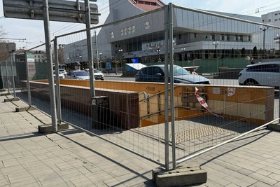 В Ростове закрыли подземный переход у Музыкального театра