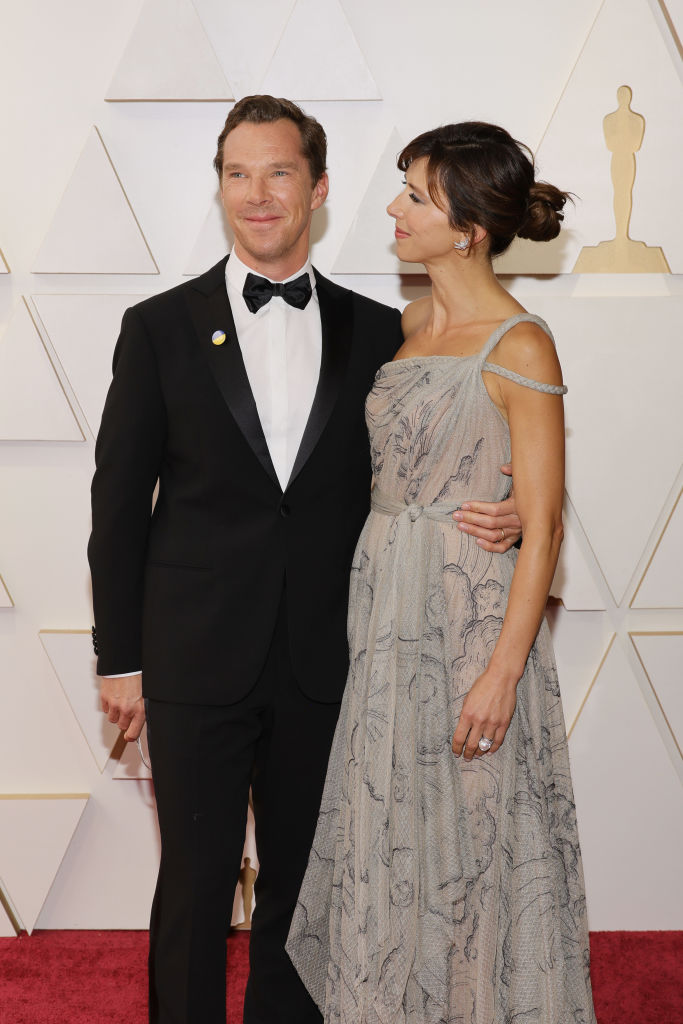 Главный претендент на «Оскар»: Бенедикт Камбербэтч с женой Софи Хантер в ожидании своей статуэтки