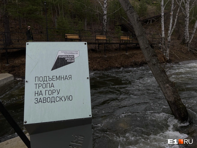 Для туристов сделана специальная подъемная тропа | Источник: Дарья Костомина / E1.RU
