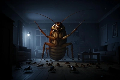 Volgograd invaded by black cockroaches during freezing winter