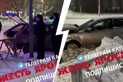 В Ярославле на проспекте Фрунзе случилось ДТП с пострадавшими