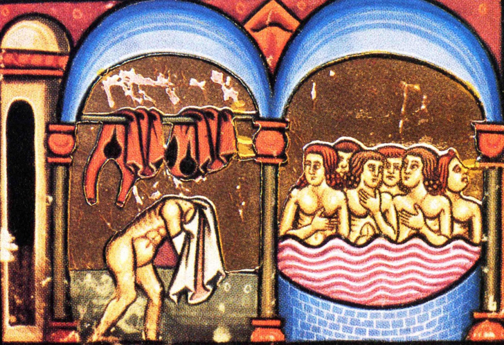 Моющееся Средневековье: как страсть к посещению бань объединяла королей, монахов, прекрасных дам и простолюдинов