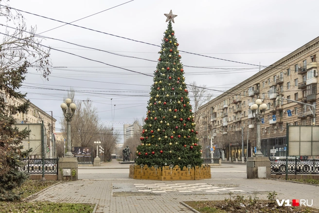 Большая часть новогодних конструкций будет переделана из прошлогодних | Источник: Константин Завриков / V1.RU