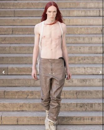 Показ Rick Owens осень-зима 2025