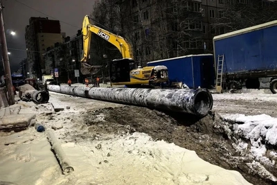 В Архангельске проложили новый магистральный трубопровод