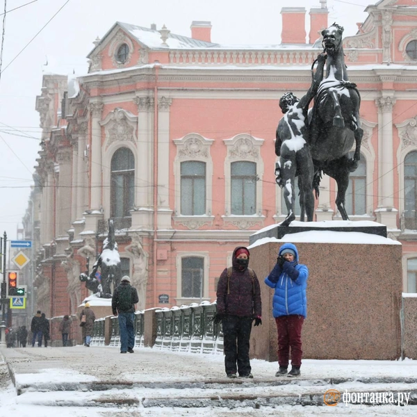 Снегопад в Петербурге 20 февраля 2026 года | Источник: Валентин Егоршин / «Фонтанка.ру»