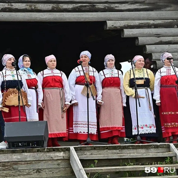 На поле звучали народные песни | Источник: Василина Любимова / 59.RU