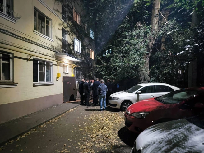 В доме обнаружили сквозную трещину | Источник: Александр Скрябин / Telegram.org