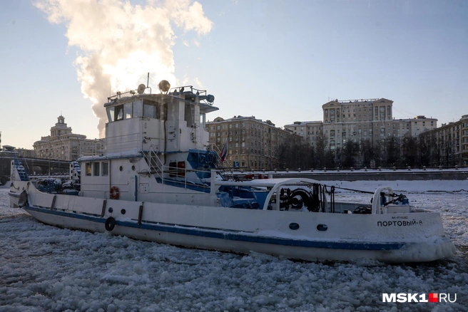 Москва-река зимой тоже активна | Источник: Артем Устюжанин / MSK1.RU
