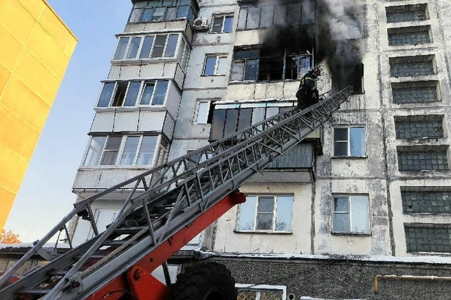 После приезда пожарных огонь быстро удалось погасить | Источник: ГУ МЧС по Челябинской области