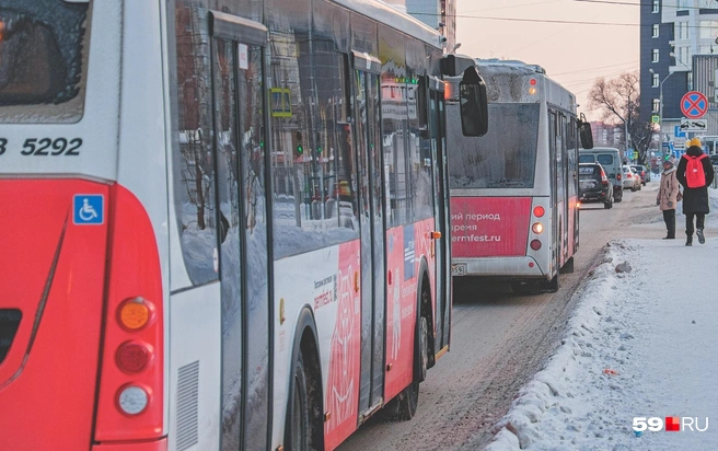 В Перми перевозчики ездят примерно с одной ливреей — и никто не противится банковским картам | Источник: Тимофей Калмаков / 59.RU