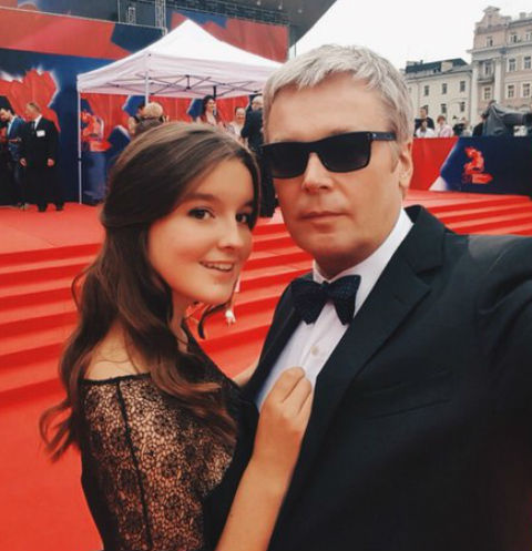 Александр Стриженов и его дочь Саша