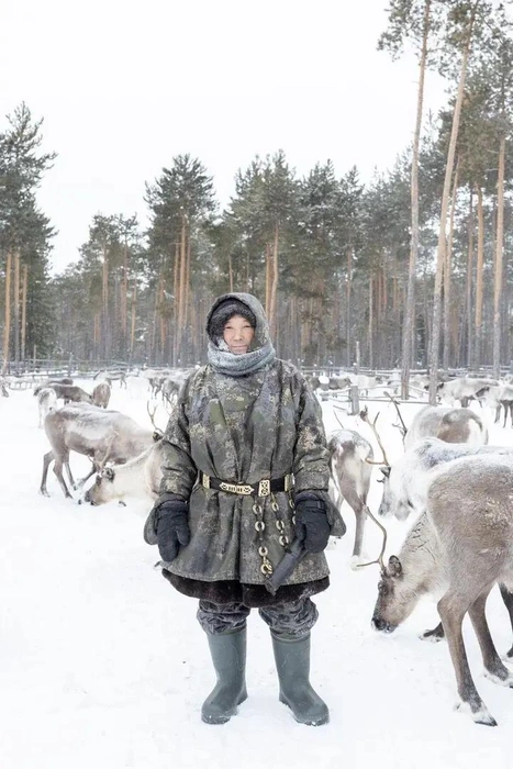 Оленевод Юрий Тарлин на своем стойбище | Источник: личный архив Антона Здановича