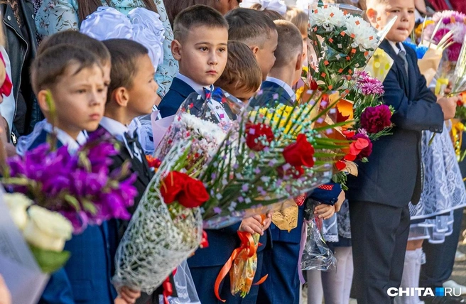 Учитель придумала акцию из-за нецелесообразности объема цветов | Источник: Олег Федоров / CHITA.RU