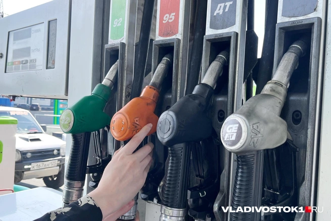 Популярный бензин АИ-95 и АИ-92 подорожал на полрубля | Источник: Елена Буйвол / VLADIVOSTOK1.RU