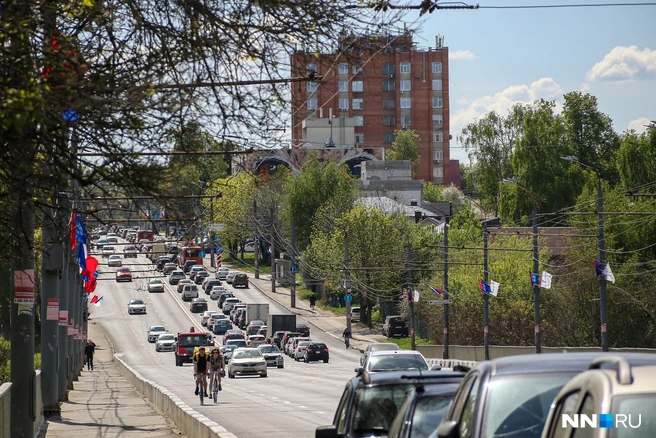 Протяженность моста составляет около 286 метров | Источник: Наталья Бурухина / NN.RU