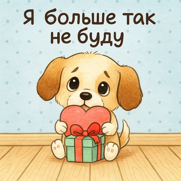 открытка прости, открытка с извинениями, открытки для друзей, открытки скачать | Источник: theDay/DALL-E