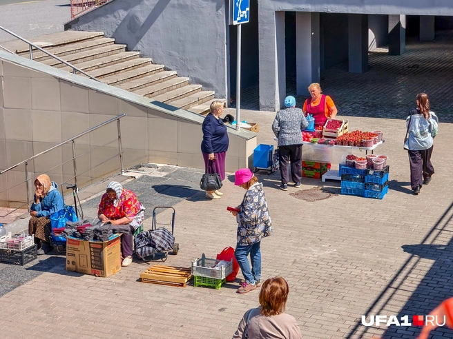 Все как на подбор — и ягоды, и продавщицы | Источник: Булат Салихов / UFA1.RU