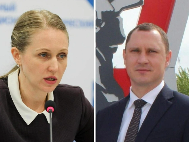 Владимир Шкарупелов (справа) проработал в должности председателя облпромторга всего 10 месяцев и был заменен на своего первого заместителя | Источник: Владимир Шкарупелов / T.me