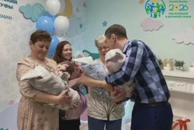 В Башкортостане родились тройняшки