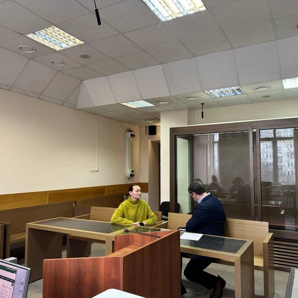 Арси Целесте в зале суда  | Источник: Суды общей юрисдикции Москвы / T.me