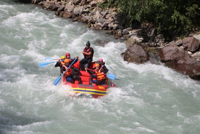 Туристы сплавились по горной реке | Источник: из личного архива Евгении