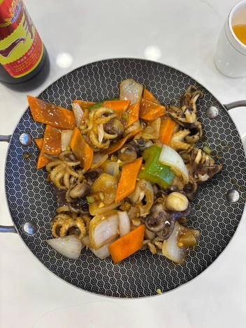 Морепродукты, по словам Полины, всегда были свежими и качественными | Источник: Полина Теплова