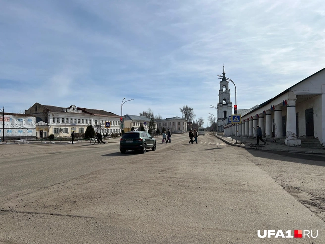 Торговые ряды построили в первой половине XIX века