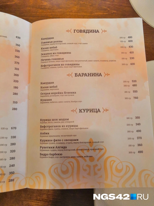 Из мяса не представлена только свинина | Источник: Игорь Епифанцев / NGS42.RU