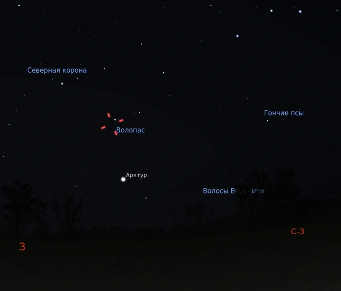 Источник: Сергей Чумаков / Stellarium