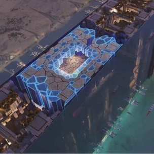 Как на самом деле выглядит первый в истории «небесный» стадион на головокружительной высоте: большинство его изображений — фейки, но есть одно реальное