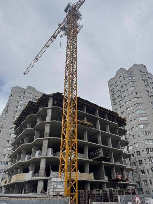 В Воронеже приостановили работу строительного крана с истекшим сроком службы | Источник: УФССП России по Воронежской области / vk.com/fssp_36