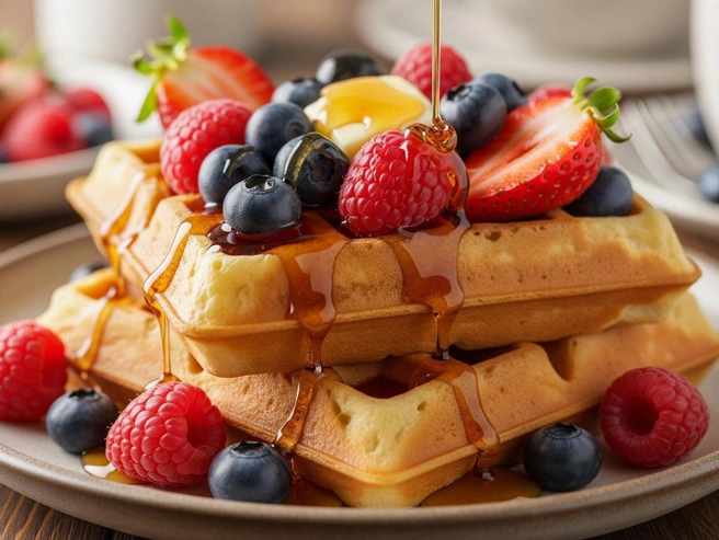 От десерта из вафель мало кто откажется | Источник: Юрий Скулыбердин / Городские медиа