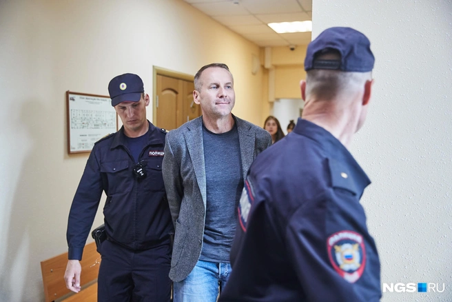 Александр Зырянов в день ареста 4 июня 2024 года  | Источник: Александр Ощепков / NGS.ru