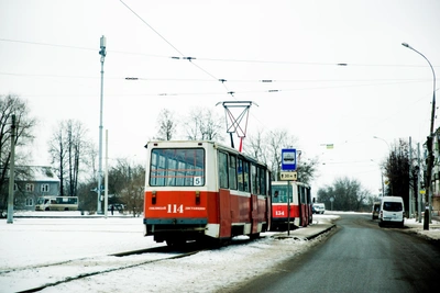 Tram Service Temporarily Suspended on Lenin Avenue in Tula