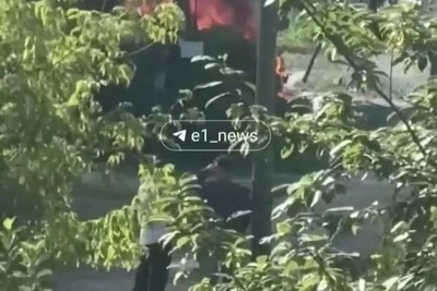 Подрыв машины бизнесмена в Екатеринбурге: видео