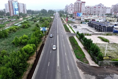 В Благовещенске завершили ремонт участка Студенческой