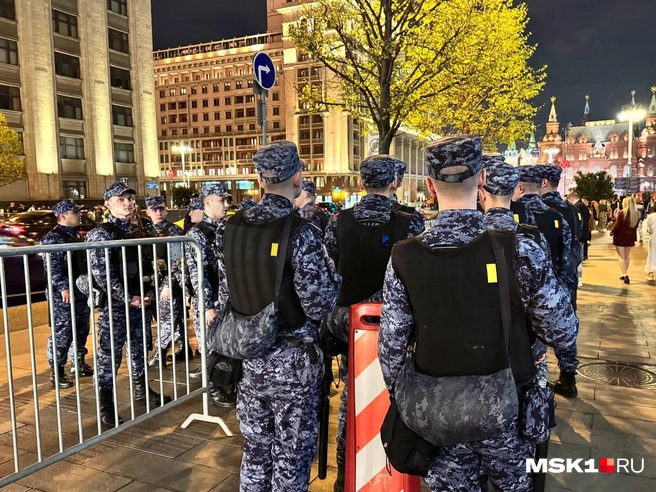 Силовики оцепили Тверскую | Источник: Александра Какасьева / MSK1.RU