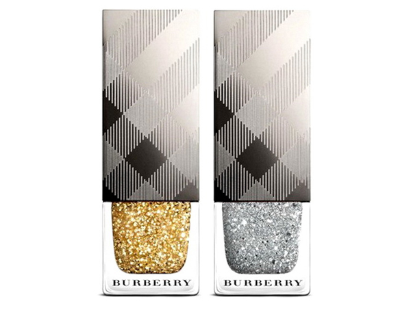 Глиттерный лак для ногтей Burberry Nail Polish (лимитированный выпуск). Цвета: Золотой глиттер и Серебряный глиттер