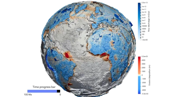 Наглядная геология: посмотрите, как за 100 млн лет сформировались материки Земли