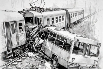 2006 Krasnodar Rail Disaster: Bus Hit by Train, 22 Dead