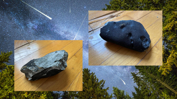 «Камень был горячим»: посмотрите на метеорит, который пробил крышу жилого дома и упал в спальне
