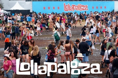 Фанаты Lollapalooza устроили грязевую борьбу после дождя