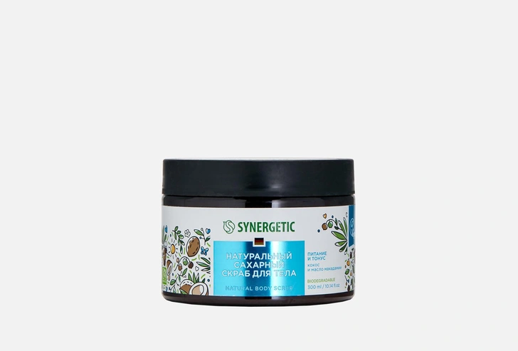 Скраб для тела «питание и тонус» Synergetic